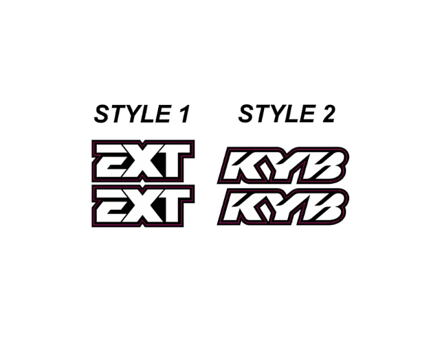 Fork Tube Decals