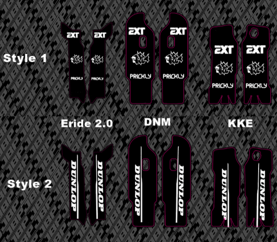 Predesigned Fork Guard Decals