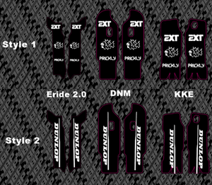 Predesigned Fork Guard Decals