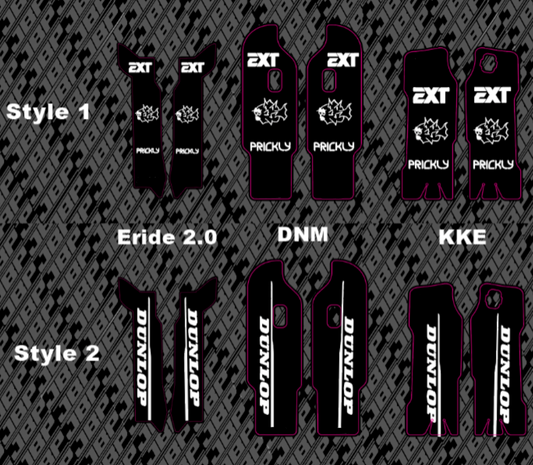 Predesigned Fork Guard Decals